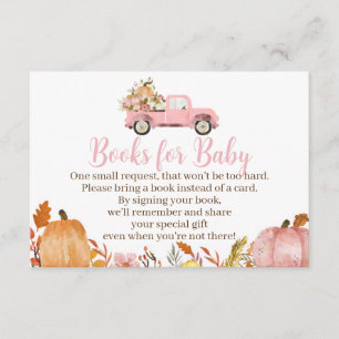 Fall Baby Shower Books for Baby Cards for a Girl