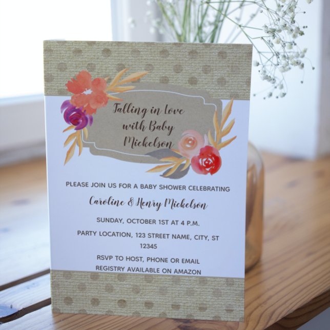 Fall Baby Shower Invitation (Creator Uploaded)