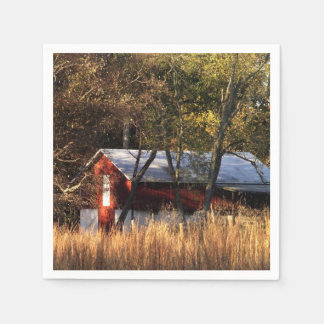 Fall Barn in Central Maryland Napkin