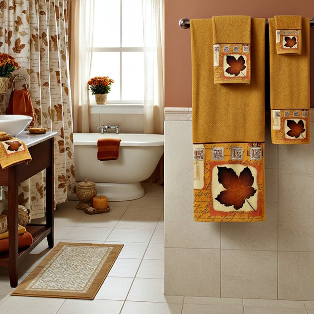 FALL  BATH TOWEL SET (Creator Uploaded)