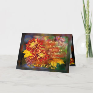 Fall Beauty ~ Scripture Thanksgiving Card