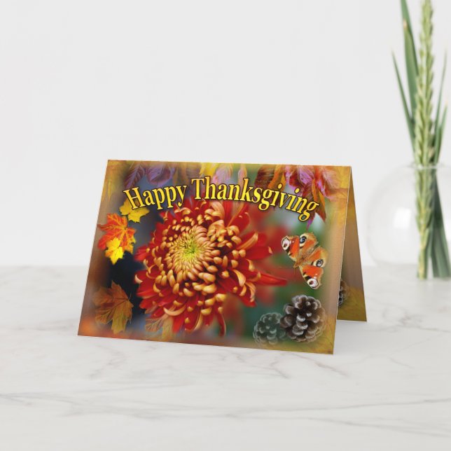 Fall Beauty ~ Thanksgiving Card (Front)