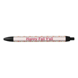 Fall  black ink pen