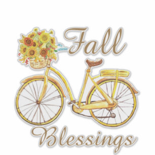 Fall blessings bicycle