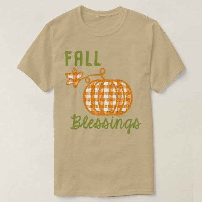 Fall Blessings T-Shirt (Design Front)