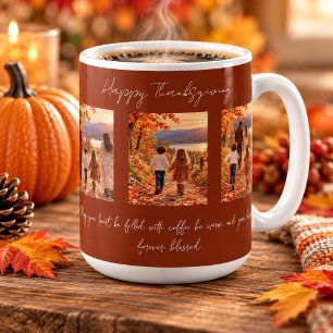 Fall Blessings Thanksgiving Photo Coffee Mug 