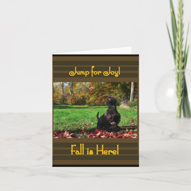 Fall Bliss Note Card (Front)