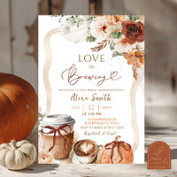 Fall Boho Coquette Pumpkin Tea Party Bridal Shower