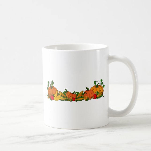 fall border coffee mug (Right)