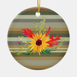 Fall Bouquer Sunflower Autumn Decorative Ornament