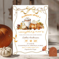 Fall Bow Coquette Pumpkin spice