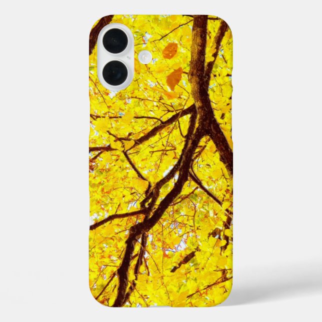 Fall branches - golden yellow Case-Mate iPhone case (Back)