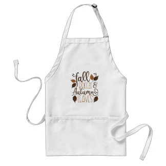 Fall Breeze Autumn Leaves Standard Apron