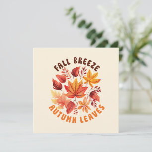 Fall Breeze, Autumn Leaves –Whimsical Fall Foliage