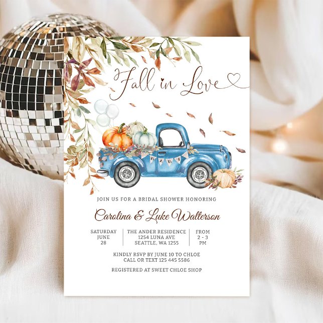 Fall Bridal Shower Invitation (Creator Uploaded)