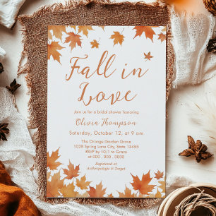 Fall Bridal Shower Invitation