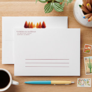 Fall Brides Envelope