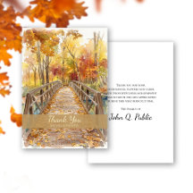 Fall Bridge Funeral Memorial Sympathy