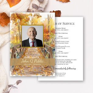Fall Bridge Funeral Service Programme