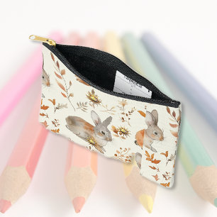 Fall Bunnies Accessory Pouch