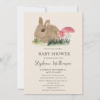 Fall Bunny Woodland  Baby Shower | Cottage Core