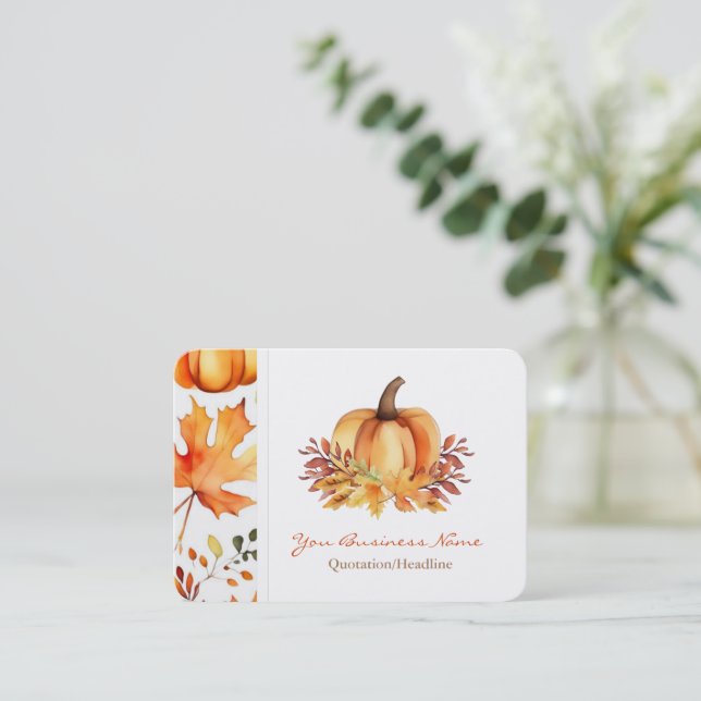 Fall Business Cards (Standing Front)