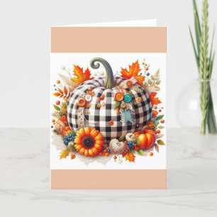 Fall Card, Fall Season Card, Fall Holiday Card