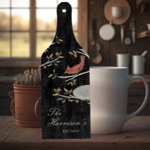 Fall Cardinal Custom Established Cutting Board