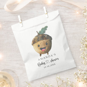 Fall cartoon acorn Baby Shower Favour Bags