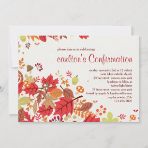 Fall Cascade Invitation