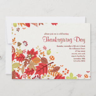 Fall Cascade Invitation