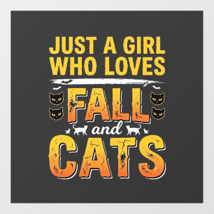 Fall Cats Girl Halloween Design_1