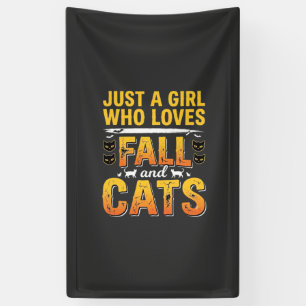 Fall Cats Girl Halloween Design_1 Banner