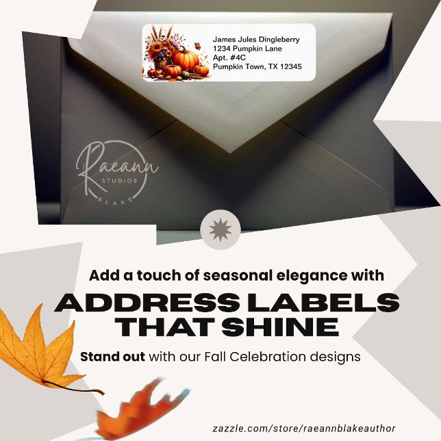 Fall Celebration Return Address Label (Creator Uploaded)