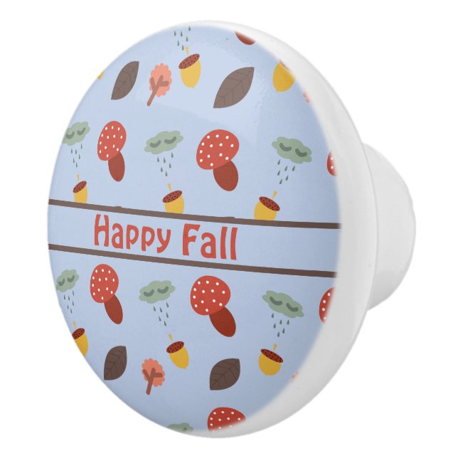 Fall Ceramic Knob (Right)
