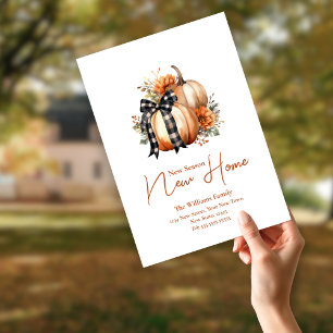Fall Change of Address New Season New Home Postcard