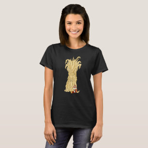 Fall Chipmunk And Haystack T-Shirt
