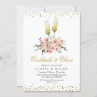 Fall Cocktails and Cheer Bridal Shower Invitation