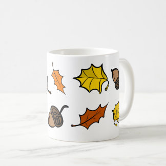 Fall Coffee Mug - Leaves & Acorns