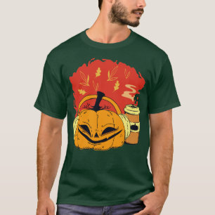 Fall Coffee Music Lover Pumpkin Latte Drink1 T-Shirt