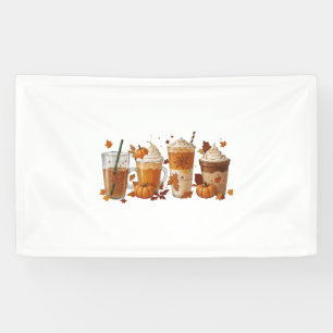 Fall Coffee Pumpkin Banner