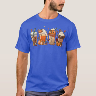 Fall Coffee Pumpkin Latte Drinks Cute Pumpkin Spi T-Shirt