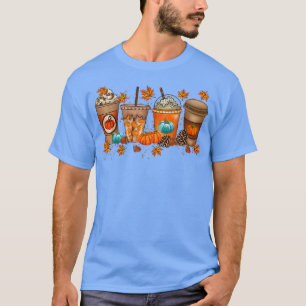 Fall Coffee Pumpkin Season Spice Latte Iced Autumn T-Shirt