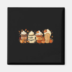 Fall Coffee Pumpkin Spice Latte Drinks Autumn Than Magnet