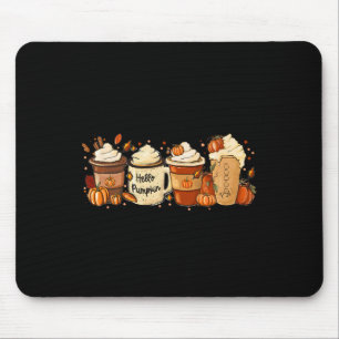 Fall Coffee Pumpkin Spice Latte Drinks Autumn Than Mouse Pad