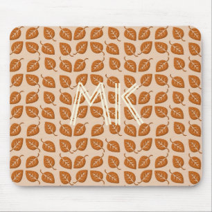Fall Collection Bright Orange Leaf Mousepad