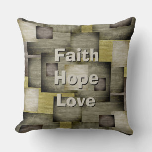 Fall Color Blocks Cushion