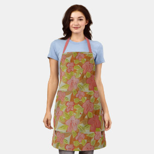 Fall Colored Flowers Apron