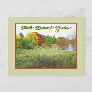 FALL COLORS TOLEDO (OHIO) BOTANICAL GARDENS POSTCARD