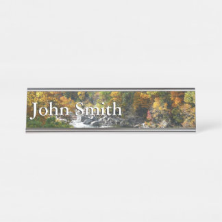 Fall Colour at Ohiopyle State Park Desk Name Plate